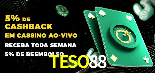 Promoções do cassino ao Vivo TESO88